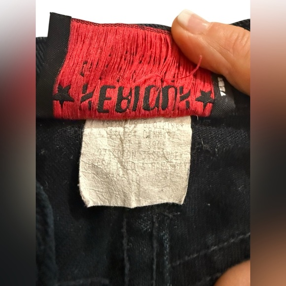 Serious Los Angeles Black Denim Flare Bootcut Men’s Jeans Waist 33 - Picture 8 of 13